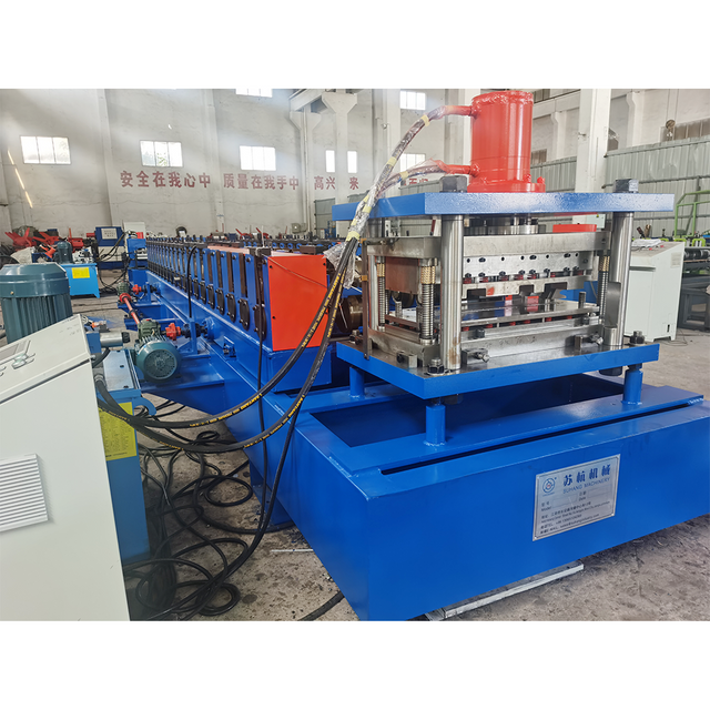 New Chain Drive System Fully Automatic Rack Wall Panel Making Machine Shelf Panel Forming Machine