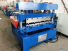 Automatic steel roof tile new folding bending arch cold roll forming machine hydraulic arching hydraulic crimping machinery