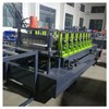 Box beam roll forming machine for upright frame