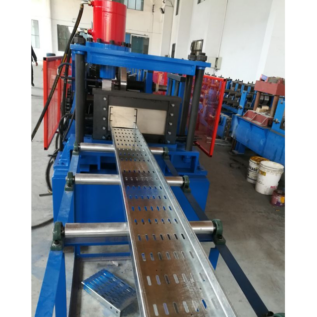 Factory Customized Fully Automatic Specifications Adjustable Perforated Cable Tray Metal Rolling Forming Machine