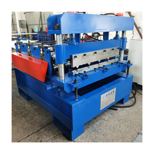 Automatic steel roof tile new folding bending arch cold roll forming machine hydraulic arching hydraulic crimping machinery