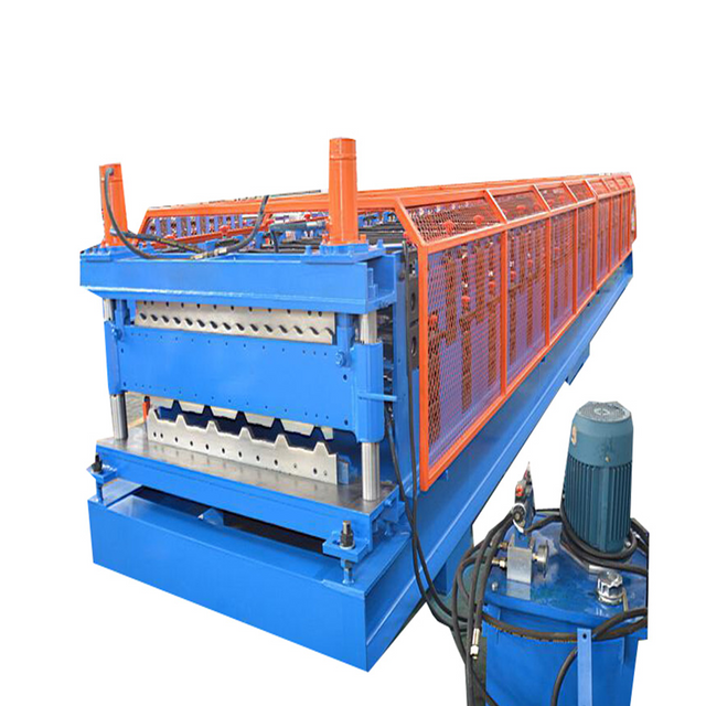 High Stability Double Layer Building Material Machinery Galvanized Corrugated Steel Roofing Sheet Machine