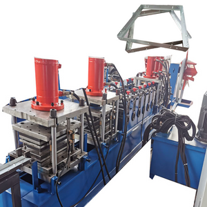 Professional Factory Galvanized Steel Square Frame Punching Making Air Filter Frame Roll Forming Machine