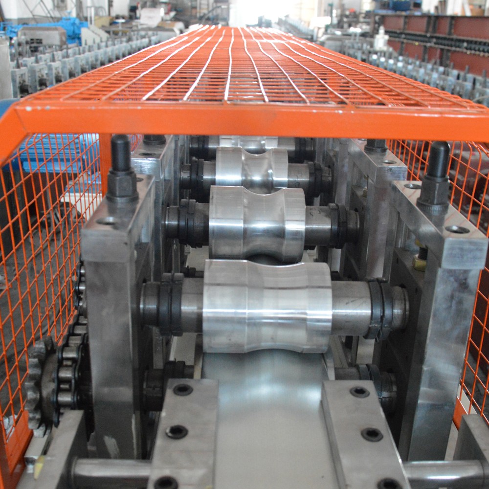 Galvanized Metal Door Machine Twin Lath Roller Shutter Slat Roll Forming Machinery