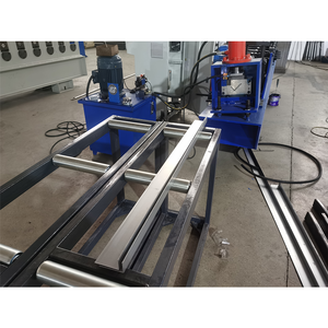 Fully Automatic Thickness Wall Slotted Corner Bead V L Type Angle Roll Forming Machine