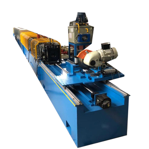 39 55 77 PU foam roller shutter door forming machine manufacturing machine filled with foam