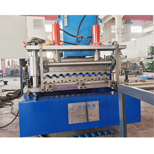 New High Productivity Blue Color Zinc Corrugated Steel Profile Roof Tile Roof Sheet Roll Forming Machine