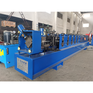 Custom Hydraulic Cutting Steel Roll Forming C Channel Making Machine For Construction Works