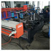 Box beam roll forming machine for upright frame