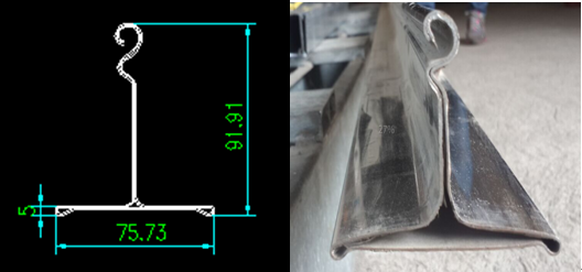 Cold Steel Sheet Shutter Door Bottom Roll Forming Machine